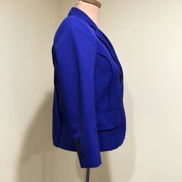 Marc Jacobs Blazer Size 4 Royal Blue - Picture 3 of 11